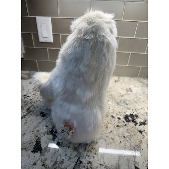 VTG Hansa  Realistic Standing  Sitting Polar Bear Stuffed Animal Rare HTF Nos - Picture 5 of 16